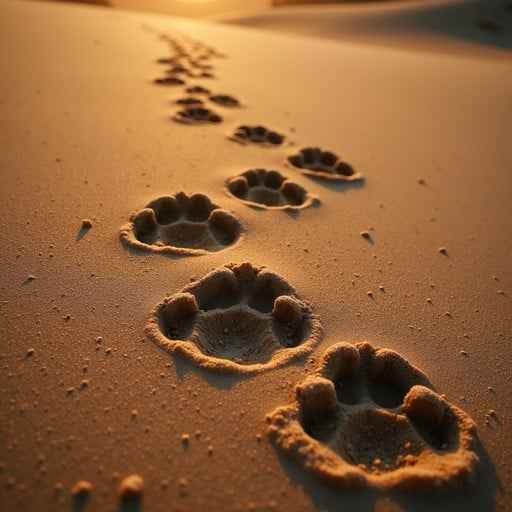 Golden Hour Pawprints