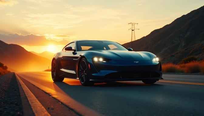 Blue Speed Sunset