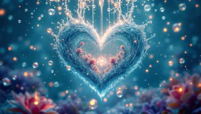 Mystical Water Heart