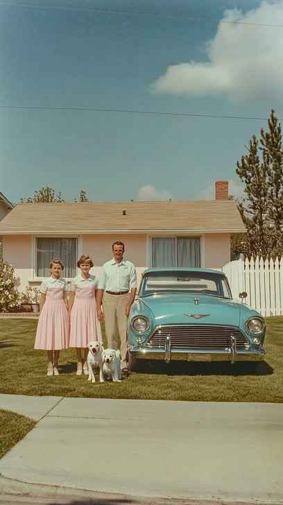 Family Vintage Portrait