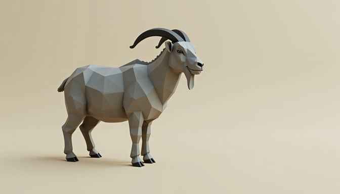 Polygonal Noble Goat Polygonal Noble Goat