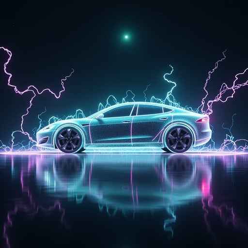 Electrified Neon Vehicle Electrified Neon Vehicle