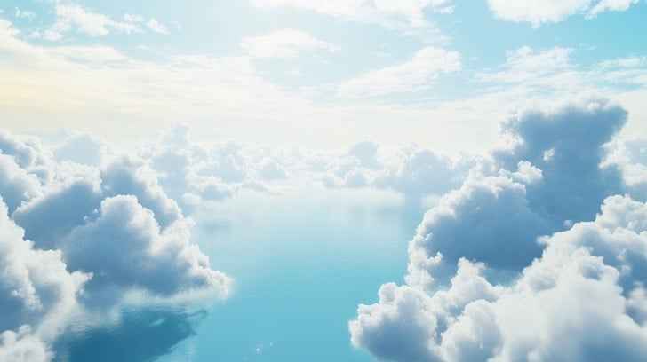 Cloudy sky panorama