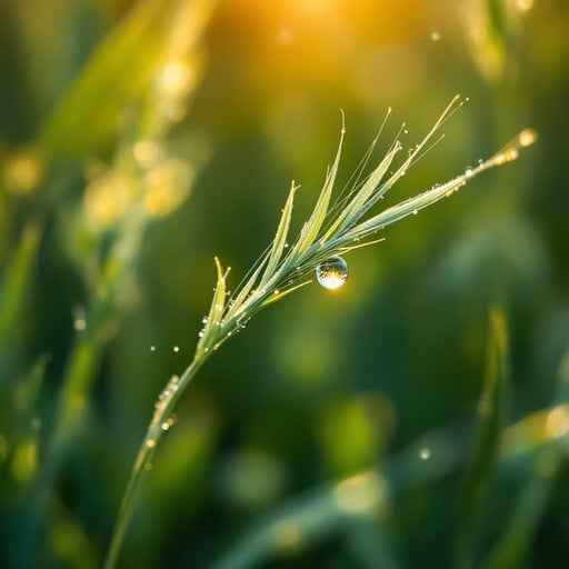 Dewdrop Catches Light