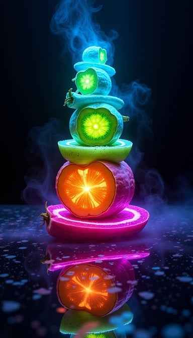 Neon Produce Tower