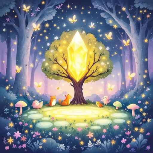 Magical Crystal Tree