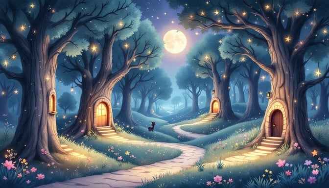 Moonlit Woodland Magic
