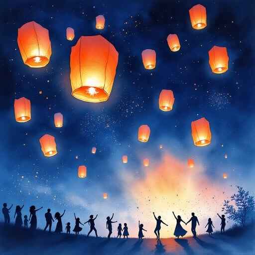 Lanterns Light Night