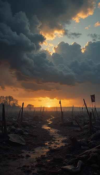 Stormy Golden Dusk