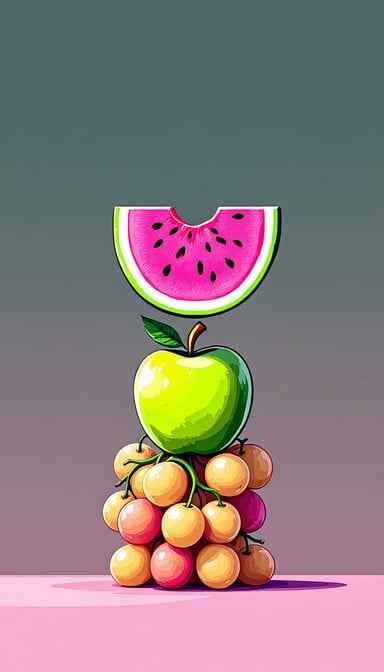 Stacked Fruit Tower