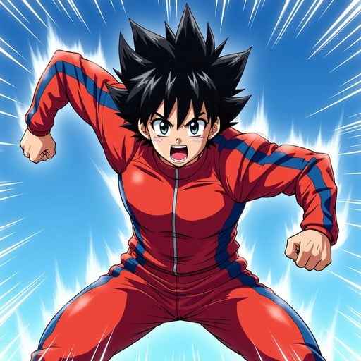 Explosive Anime Athlete