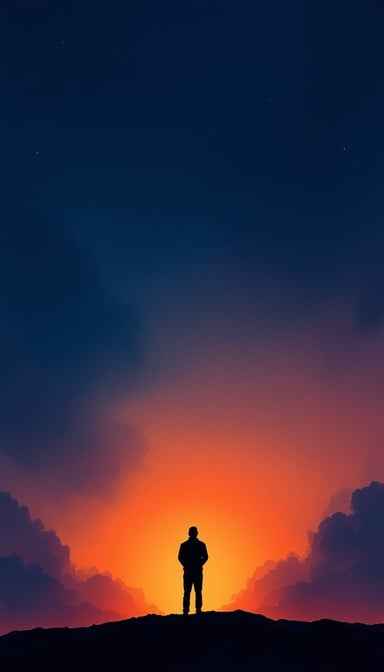 Solitude At Sunset