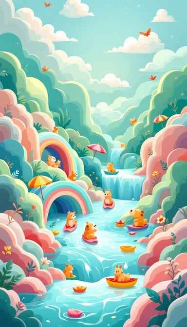 Magical Rainbow River