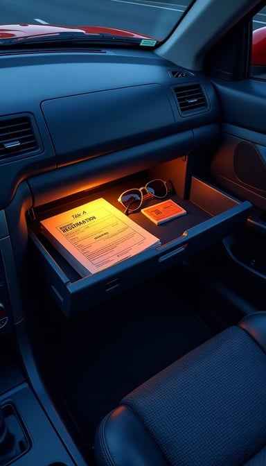 Illuminated Glove Compartment Illuminated Glove Compartment