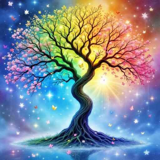 Rainbow Tree Transformation
