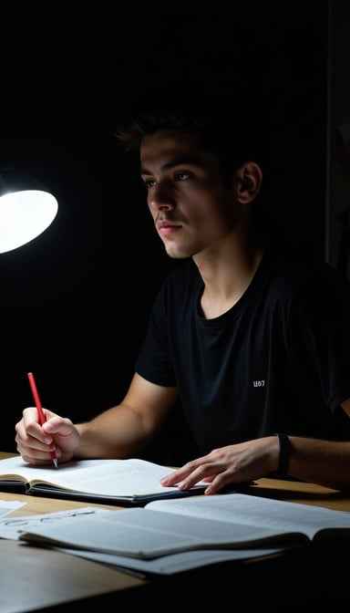Midnight study focus