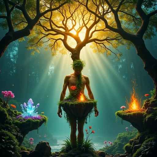 Cosmic Tree Being