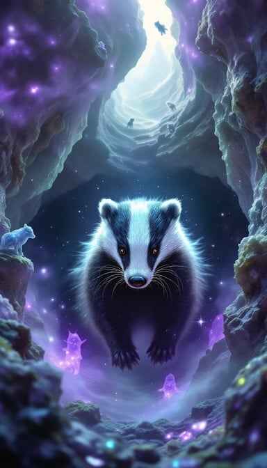 Mystical Badger Guardian