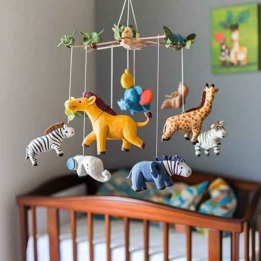 Colorful animal mobile Colorful animal mobile