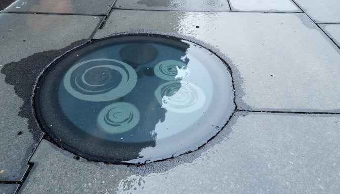 Circular puddle patterns Circular puddle patterns