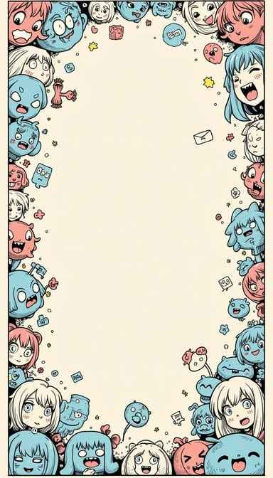 Flowing Anime Doodles Flowing Anime Doodles