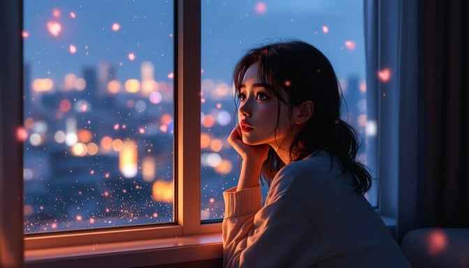 Rainy Window Contemplation Rainy Window Contemplation