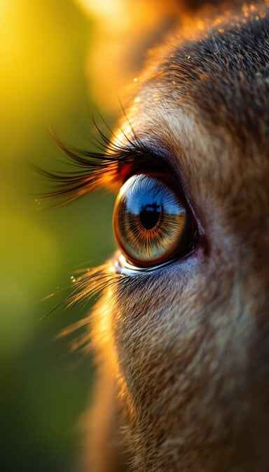 Deer's Golden Gaze Deer's Golden Gaze