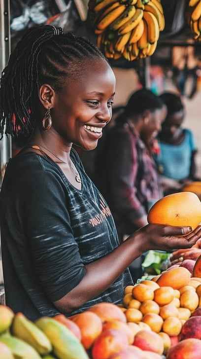 Joyful Fruit Shopping