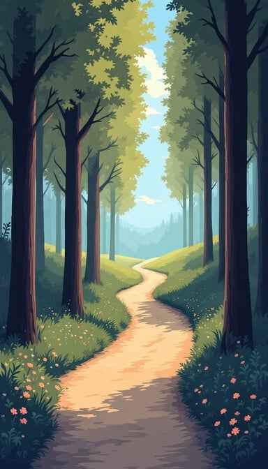 Serene Forest Path