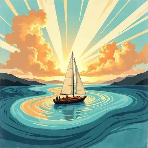 Sailing Golden Waters Sailing Golden Waters