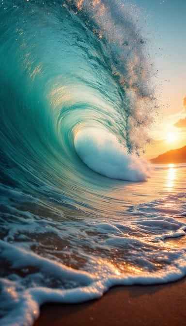 Powerful Ocean Wave Powerful Ocean Wave