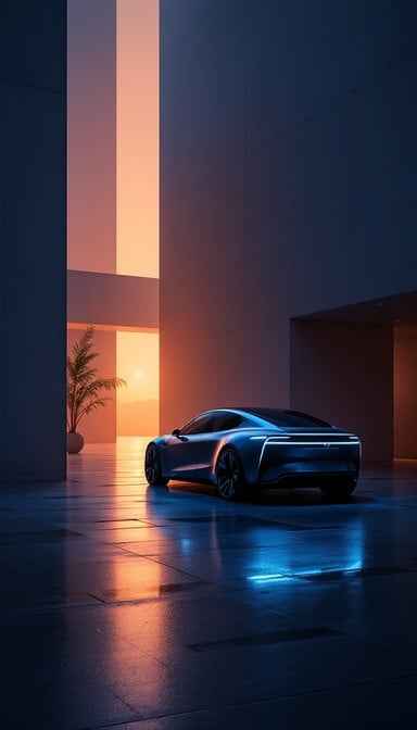 Futuristic Electric Silhouette