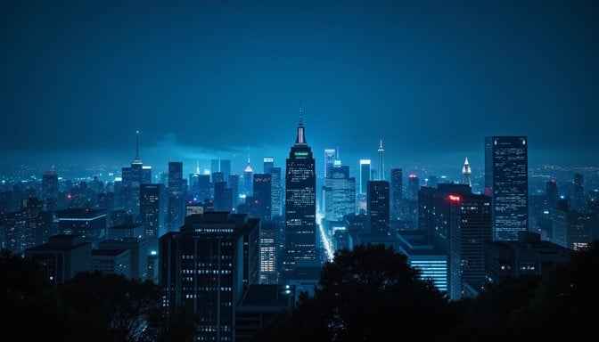 Blue City Glow Blue City Glow