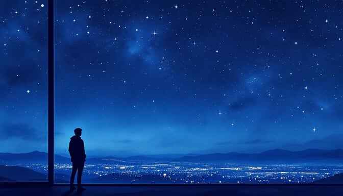 Midnight Sky Watcher