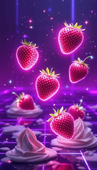 Neon Strawberry Dreams
