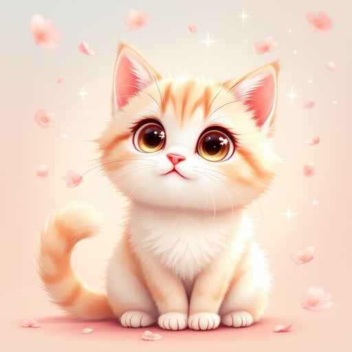 Magical Kawaii Kitten