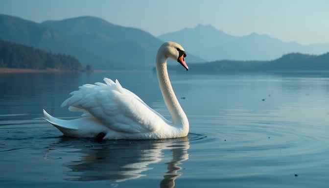 Serene Swan Lake