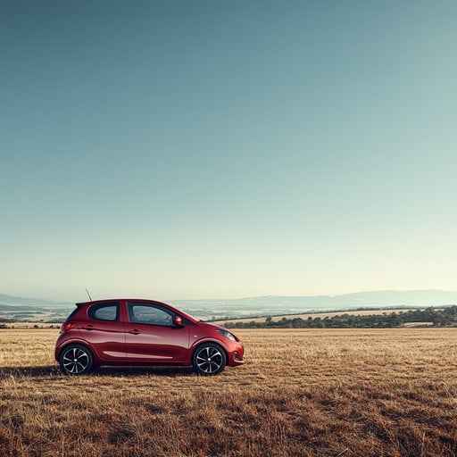 Car in field Car in field