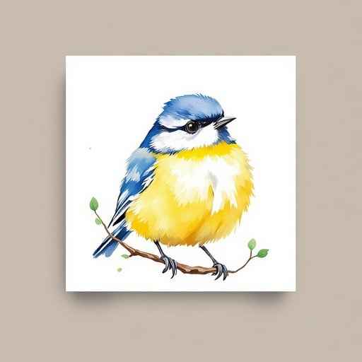 Cheerful Blue Tit Cheerful Blue Tit