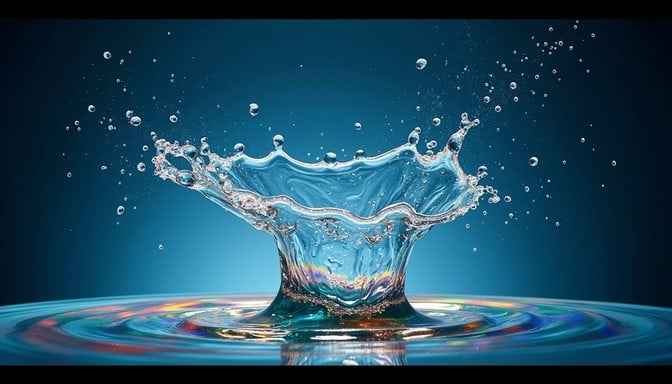 Liquid Crown Collision