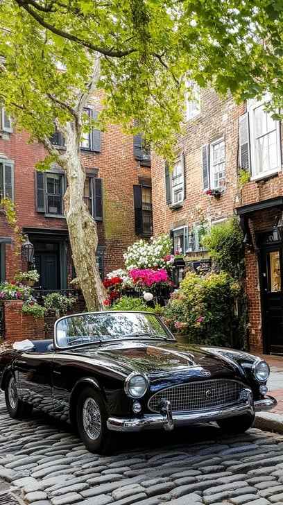 Vintage Car Parked