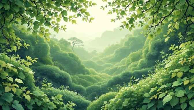 Misty Foliage Valley Misty Foliage Valley