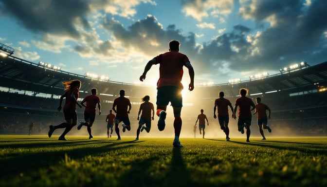 Athletes Chase Glory
