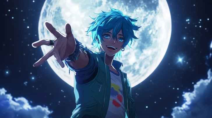 Moonlit Anime Adventure
