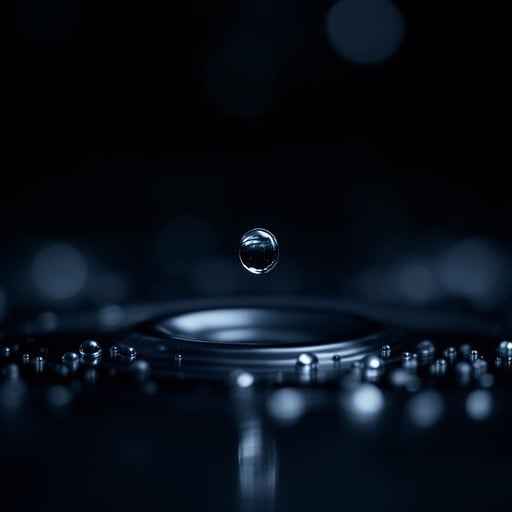 Suspended Water Drop