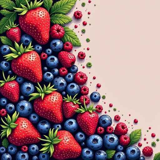 Fresh Berry Cascade