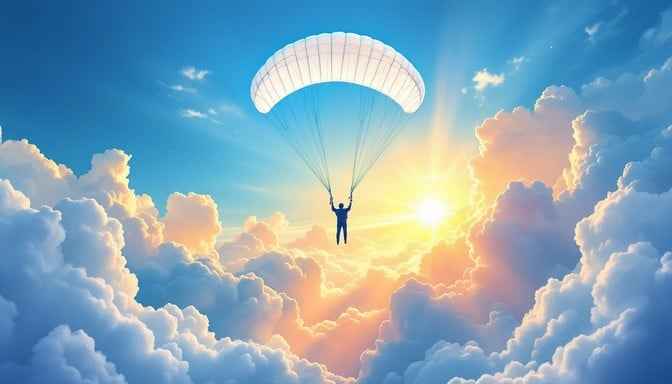 Sunset Skydiving Serenity Sunset Skydiving Serenity