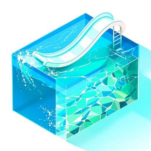 Transparent Pool Slide Transparent Pool Slide