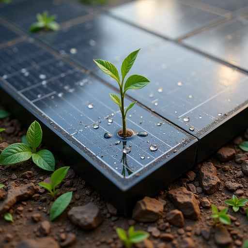 Green energy blooming