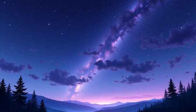 Cosmic Purple Majesty